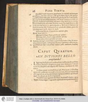 Pars Tertia. Caput IV.