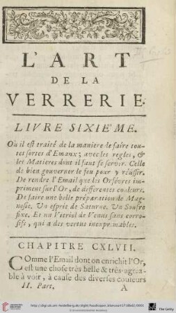 Livre sixième