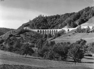 Fischerhäuslebrücke, km 153,930 Holzdurchlaß, Brücke fertiggestellt im September 1937.