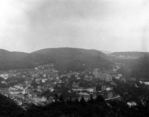 Karlsbad, Stadtansicht : Blick auf Karlsbad (Karlovy Vary/Tschechische Republik)