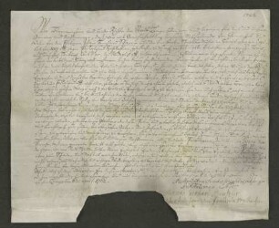 1762 Apr. 06. Stadtobligation über 1000 RThaler von Johann Bernh. Schaper aus der Schwöbber Mühle.