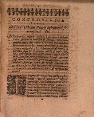 Disputationes antiiesuiticae : quibus Catholica et vera doctrina de Sacra Scriptura 6 dissertationibus adversus Iesuitas adseritur, defenditur et vindicatur