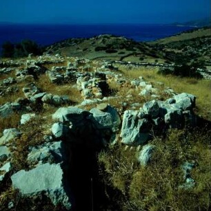 Naxos, Korfari ton Amygdalion bei Panormos, befestigte Siedlung