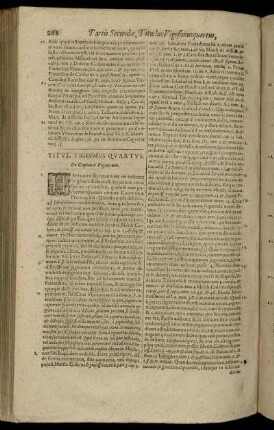 Titul. Vigesimus Quartus. De Captura Pignorum. - Titulus Trigesim. Quart. De reuisione sententiarum & actorum.