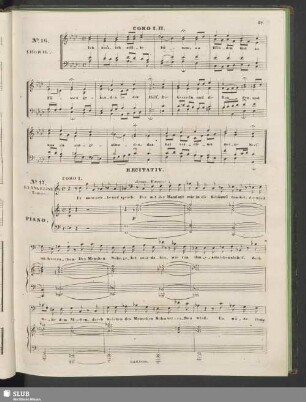No. 17: Recitativ: Er antwortete und sprach