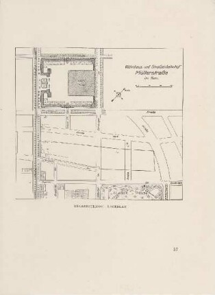 Karte: Müllerstrasse. Lageplan