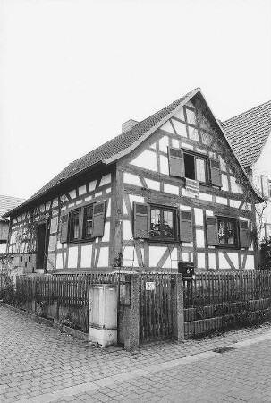 Wohnhaus, Fachwerk; Gründau, Obergasse 7