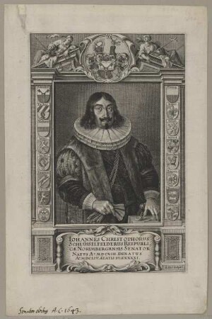 Bildnis des Iohannes Christophorus Schlüsselfelderus