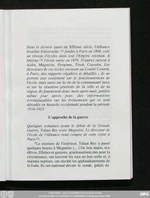 L'approche de la guerre