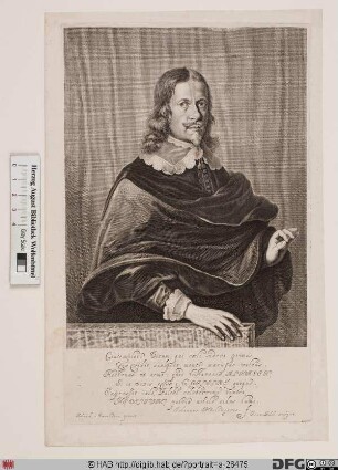 Bildnis Johannes Hevelius (eig. Hävelcke, Hewelcke od. Hoefelcke)