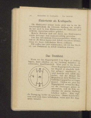 Elektrizität als Kraftquelle.