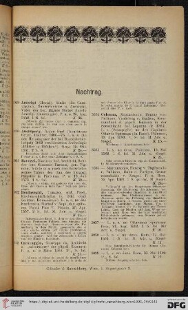 Nachtrag (Nr. 3029 - 3077)