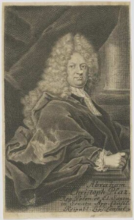 Bildnis des Abraham Christoph Plaz