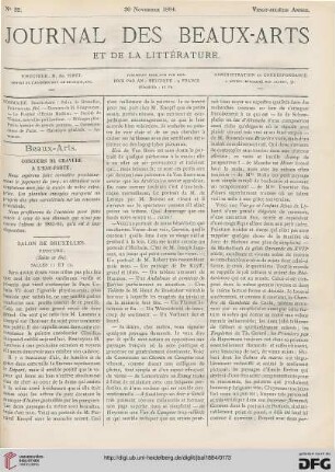 Nr. 22 (30. Novembre 1884)