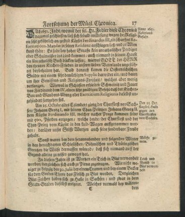 [Fortsetzung der Mügl. Chronica]