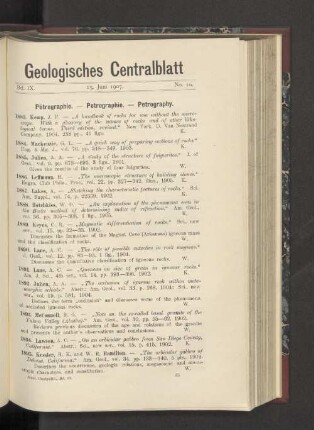 15. Juni 1907. No. 10.