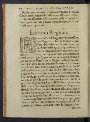 Edictum Regium.