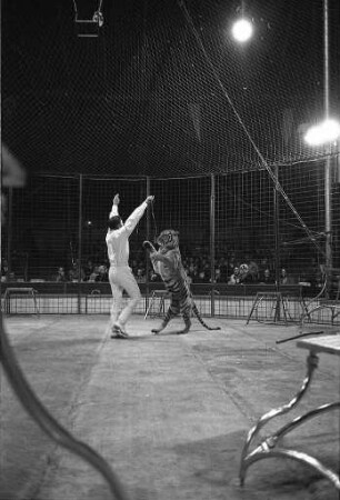 Gastspiel des Zirkus Sarrasani auf dem Karlsruher Messplatz