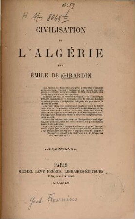Civilisation de l'Algérie