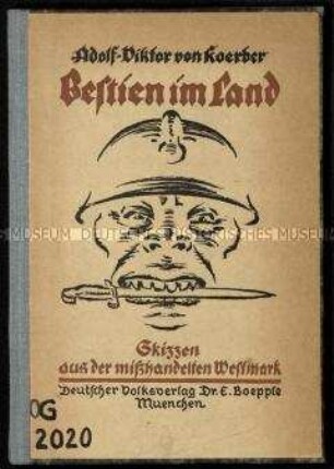 Propagandaschrift über die Ereignisse der alliierten Rheinlandbesetzung von 1918-1930
