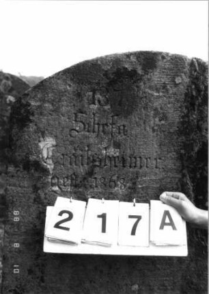 Grabstein 214: Grabstein 217A