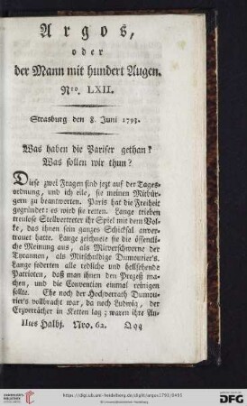 Nro. LXII