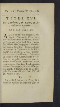 Titre XVI.
