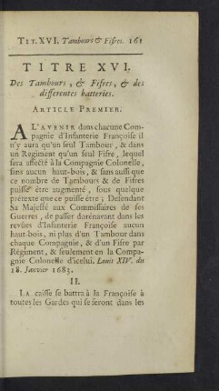 Titre XVI.