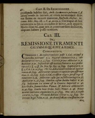 Cap. III. De Remissione Iuramenti Calumniæ Quæ Fit A Iudice.