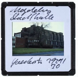 Magdeburg, Stadthalle : Westseite