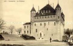 Ansicht des Schlosses von Lausanne
