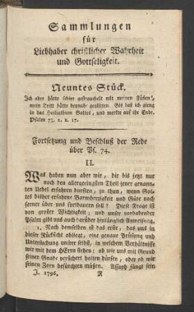Neuntes Stück