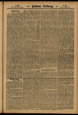 Vierte Ausgabe vom Samstag, den 06. Dezember 1913.