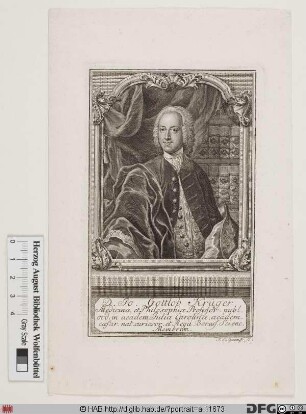 Bildnis Johann Gottlob Krüger