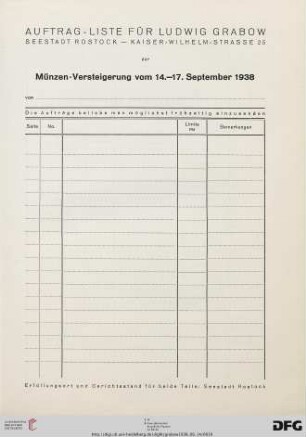 Auftrag-Liste