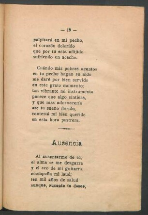 Ausencia