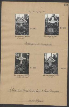 Friedhof an der Nuldenhütte: Ldst. Hepfengraber Jos. 9./LIR 1, gest. 02.04.1916