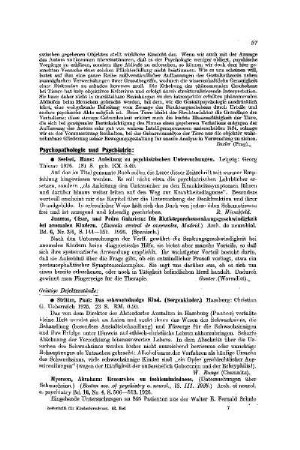 Psychopathologie und Psychiatrie