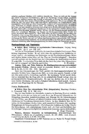 Psychopathologie und Psychiatrie