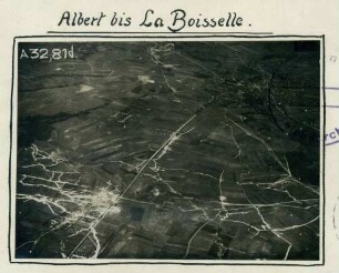 Foto des Geländes von Albert bis La Boisselle (Luftbild)