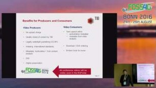 OSGeo conference videos as a resource for scientific research: The TIB|AV Portal
