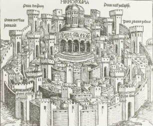 Jerusalem mit dem Templum Salomonis
