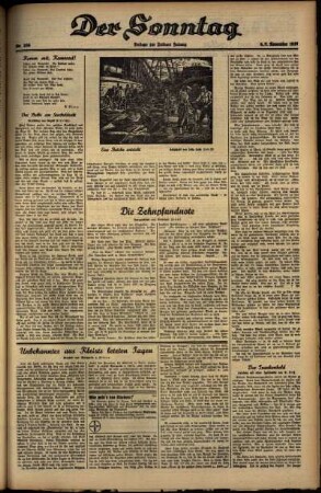 Zweite Ausgabe vom Samstag, den 06. November 1937.