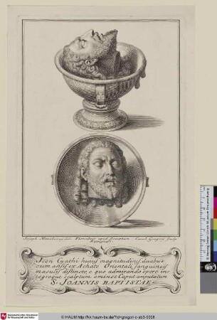 [Das Haupt Johannes des Täufers]