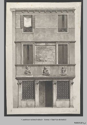 Fassade der Scuola degli Albanesi in Venedig