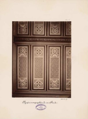 Regierungsgebäude, Stade: Wanddetail
