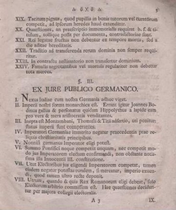 § III. Ex jure publico Germanico