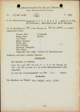 Volkwein, Konrad