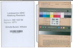 Entnazifizierung Wilhelm Schulte-Bunert , geb. 05.08.1903 (Ingenieur)