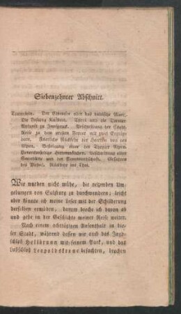 Siebenzehnter Abschnitt.